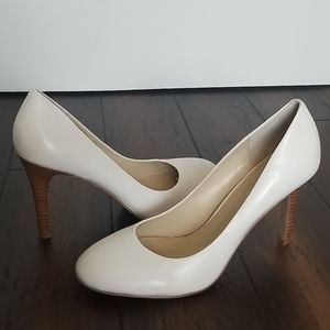 Nine west white pumps